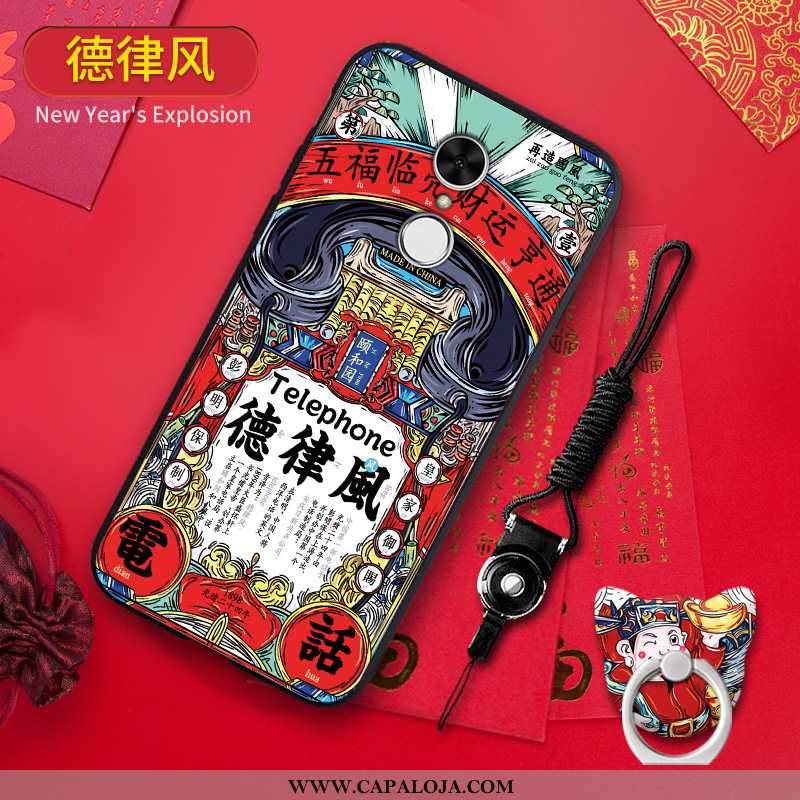 Capa Xiaomi Redmi 5 Tendencia Malha Telemóvel Capas Vermelho, Xiaomi Redmi 5 Protetoras Baratas