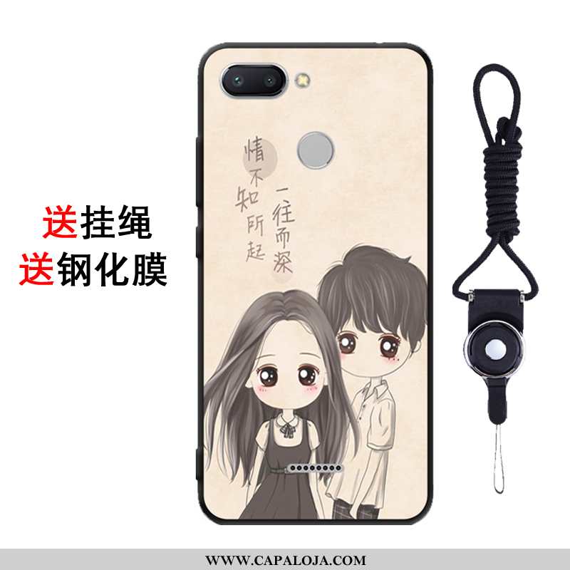 Capa Xiaomi Redmi 6 Tendencia Cases Aço Antiqueda Rosa, Capas Xiaomi Redmi 6 Soft Comprar