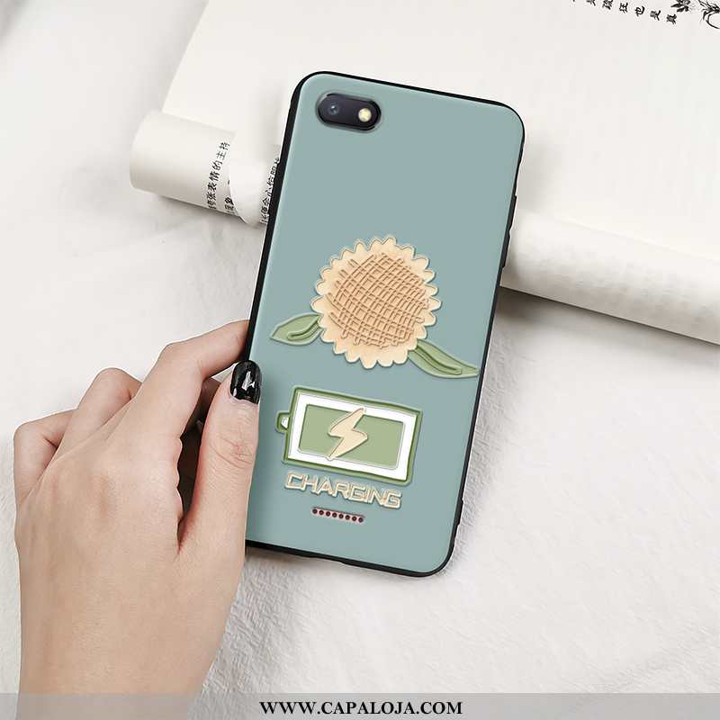 Capa Xiaomi Redmi 6a Silicone Verde Completa Vermelha, Capas Xiaomi Redmi 6a Fosco Baratos