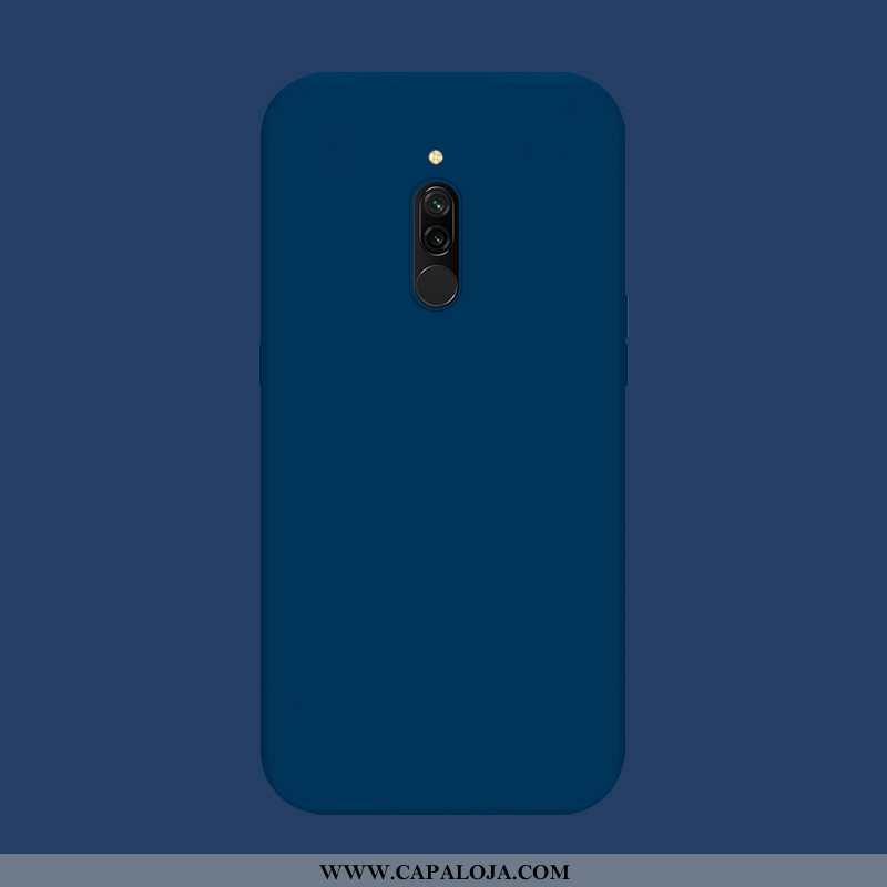 Capa Xiaomi Redmi 8 Protetoras Fosco Antiqueda Cases Azul, Capas Xiaomi Redmi 8 Silicone Comprar