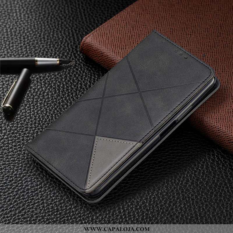 Capa Xiaomi Redmi 9a Carteira Novas Cover Preto, Capas Xiaomi Redmi 9a Couro Venda