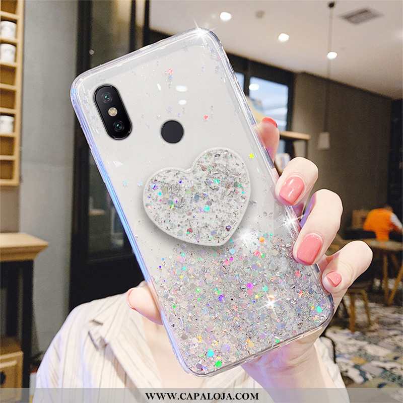 Capa Xiaomi Redmi Note 6 Pro Moda Capas Telemóvel Completa Verde, Xiaomi Redmi Note 6 Pro Clara Bara