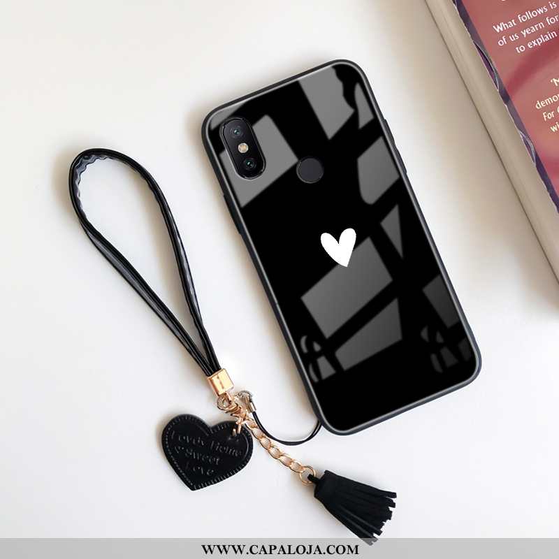 Capa Xiaomi Redmi Note 6 Pro Tendencia Silicone Capas Cases Vermelho, Xiaomi Redmi Note 6 Pro Soft V