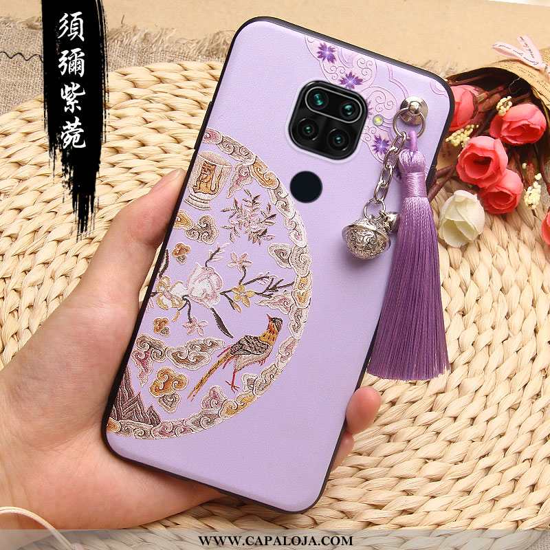 Capa Xiaomi Redmi Note 9 Soft Feminino Vermelha Cases Rosa, Capas Xiaomi Redmi Note 9 Silicone Compr