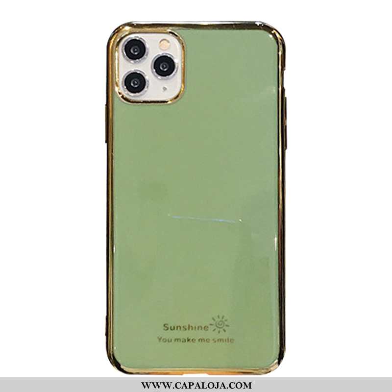 Capa iPhone 11 Pro Soft Casal Telemóvel Feminino Verde, Capas iPhone 11 Pro Luxo Venda