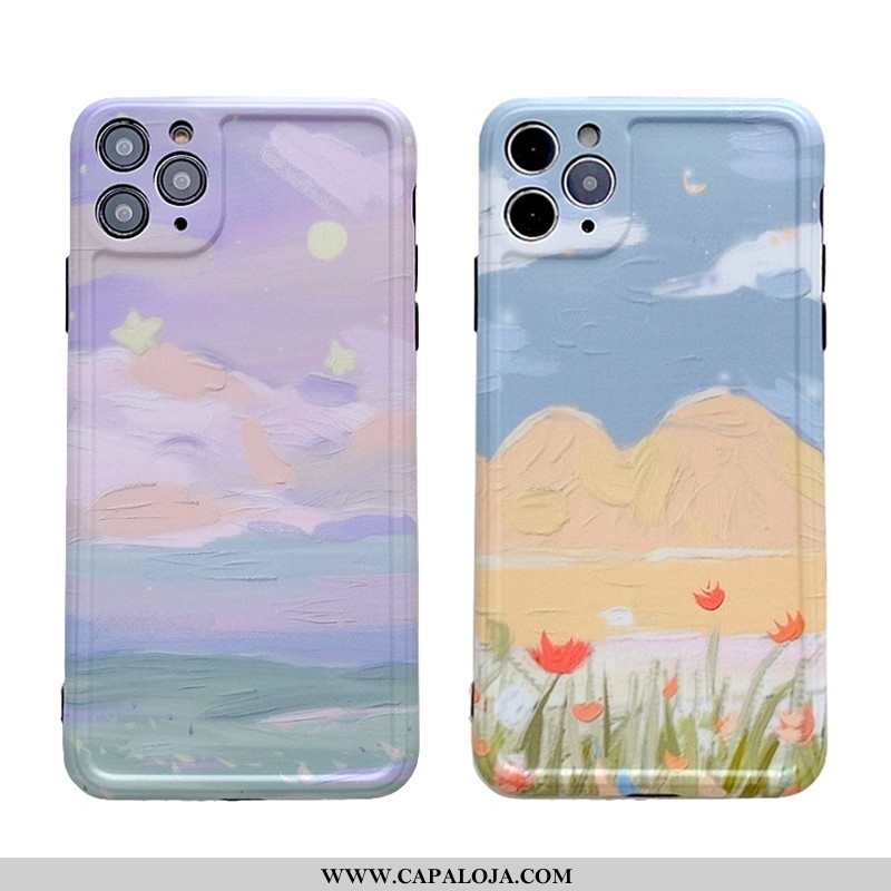 Capa iPhone 11 Pro Soft Roxa Cases Completa Roxo, Capas iPhone 11 Pro Silicone Promoção