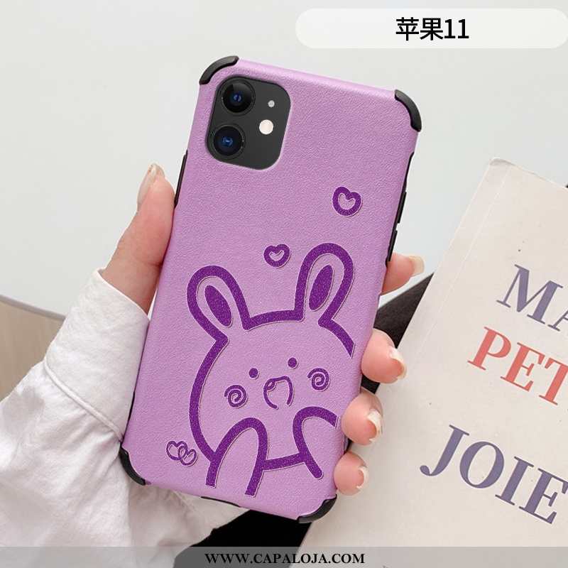 Capa iPhone 11 Tendencia Capas Cases Minimalista Vermelho, iPhone 11 Soft Baratos