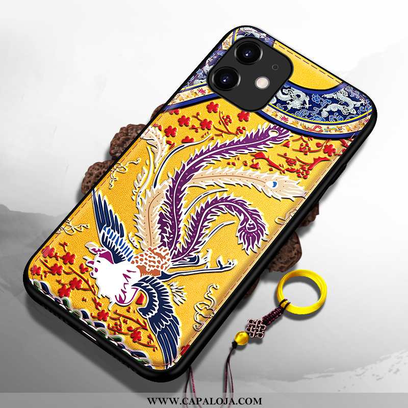 Capa iPhone 11 Tendencia Palace Super Completa Amarelo, Capas iPhone 11 Soft Promoção
