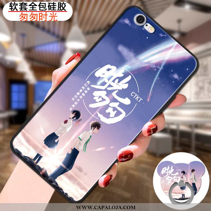 Capa iPhone 6/6s Desenho Animado Personalizada Soft Completa Azul, Capas iPhone 6/6s Tendencia Barat