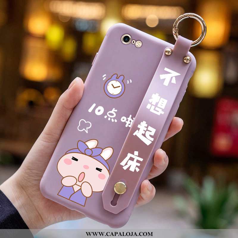 Capa iPhone 6/6s Desenho Animado Vermelha Floridas Malha Roxo, Capas iPhone 6/6s Fofas Venda