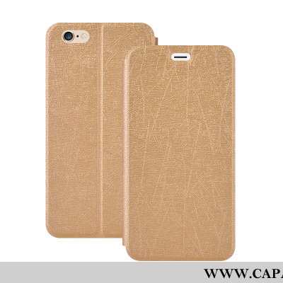 Capa iPhone 6/6s Plus Soft Cases Couro Telemóvel Dourado, Capas iPhone 6/6s Plus Protetoras Promoção