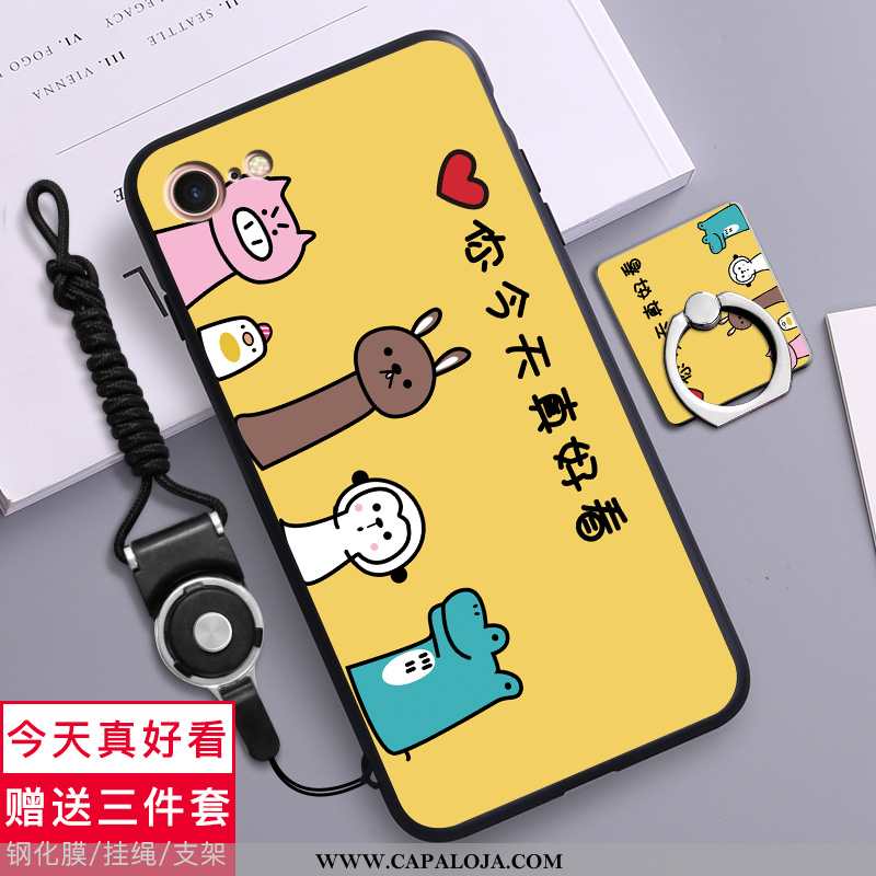 Capa iPhone 8 Fosco Silicone Soft Capas Preto, iPhone 8 Personalizada Baratos