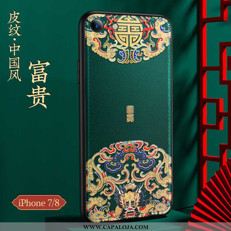 Capa iPhone 8 Tendencia Midi Nova Personalizado Verde, Capas iPhone 8 Protetoras Barato