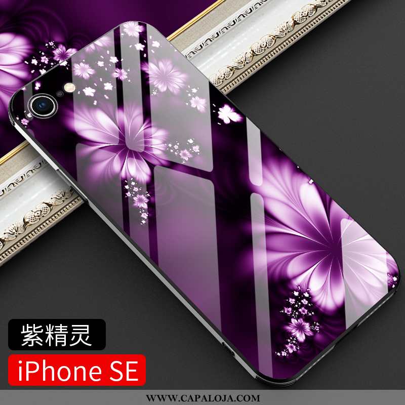 Capa iPhone Se (nouveau) Tendencia Slim Antiqueda Vermelha Preto, Capas iPhone Se (nouveau) Super Ba