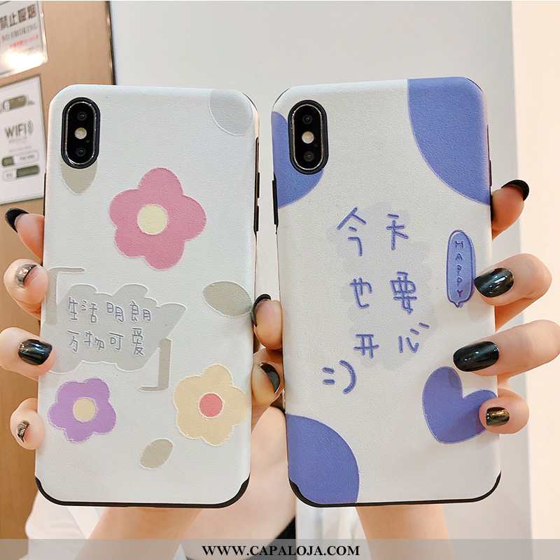 Capa iPhone X Personalizada Super Antiqueda Silicone Azul, Capas iPhone X Criativas Online