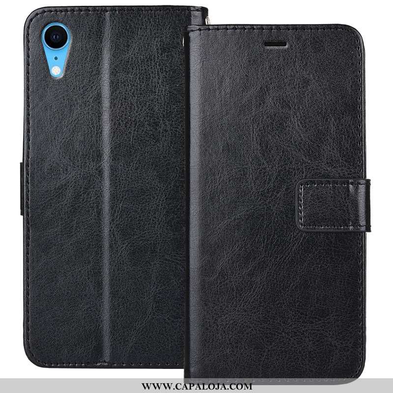 Capa iPhone Xr Couro Fio Capas Telemóvel Castanho, iPhone Xr Soft Venda
