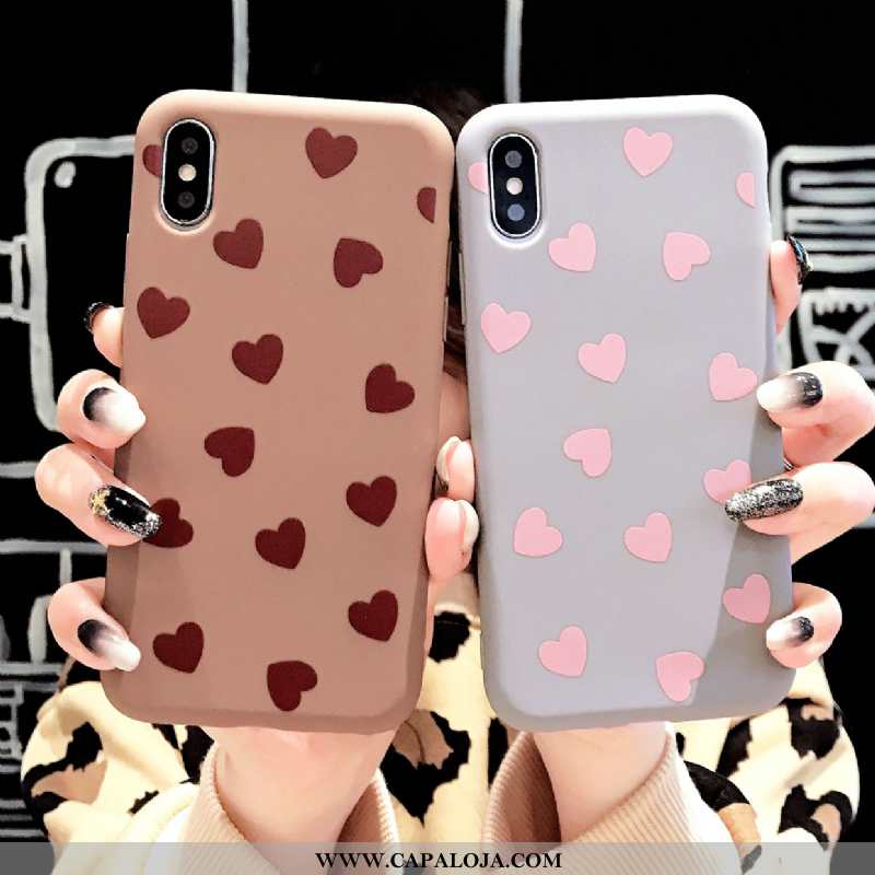 Capa iPhone Xs Tendencia Masculino Feminino Criativas Azul, Capas iPhone Xs Soft Baratas