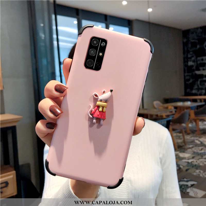 Capas Honor 30s Super Criativas Malha Personalizado Rosa, Capa Honor 30s Protetoras Venda