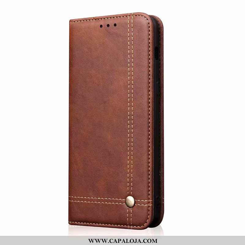 Capas Honor 9x Pro Carteira Protetoras Completa Masculino Castanho, Capa Honor 9x Pro Couro Barato