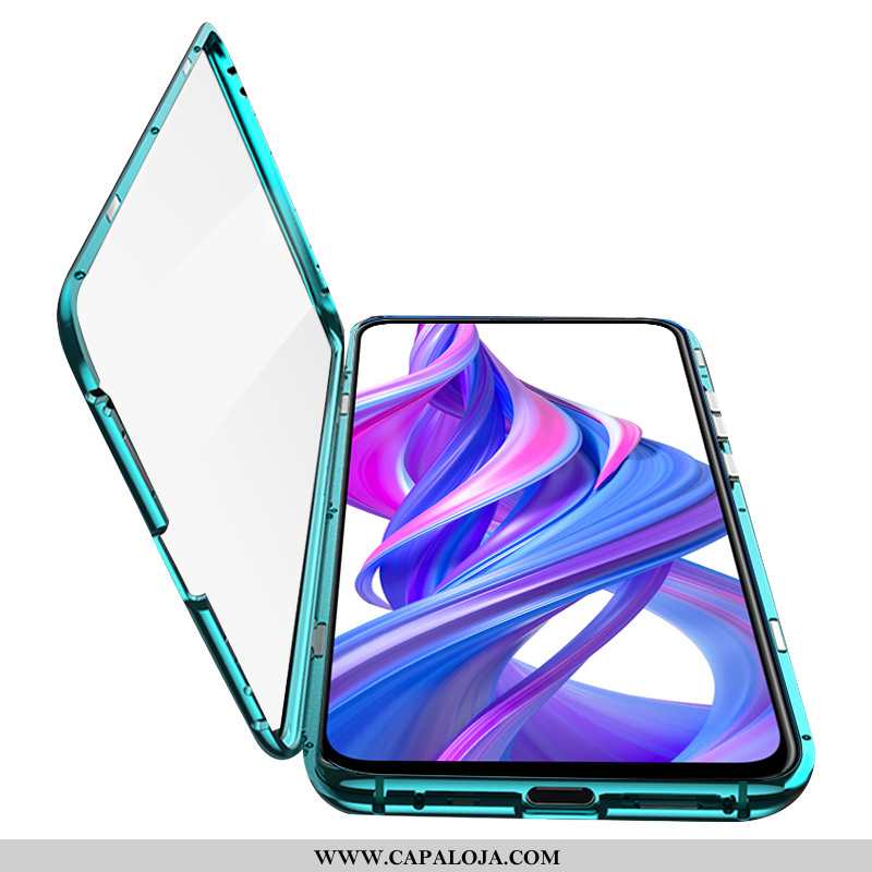 Capas Honor 9x Vidro Antiqueda Cases Telemóvel Verde, Capa Honor 9x Protetoras Baratas