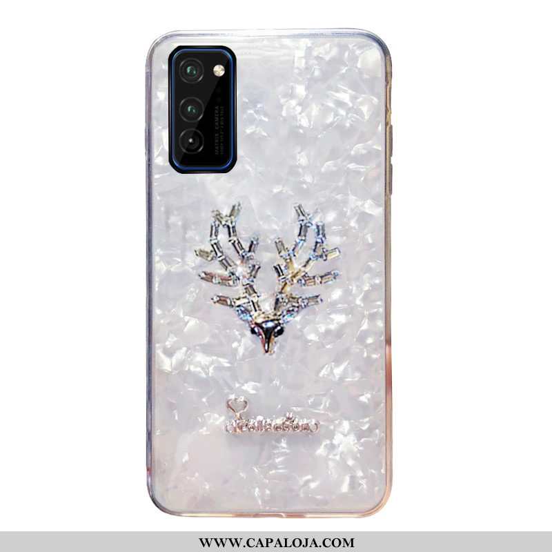 Capas Honor View30 Personalizada Vermelha Antiqueda Feminino Branco, Capa Honor View30 Criativas Pro
