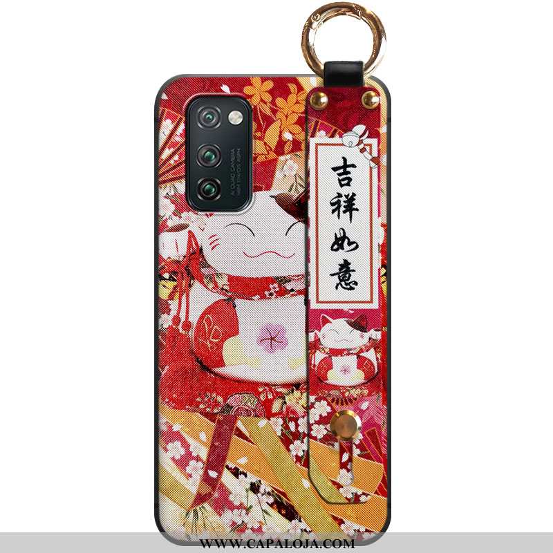 Capas Honor View30 Personalizado Wrisband Telemóvel Vermelho, Capa Honor View30 Soft Venda