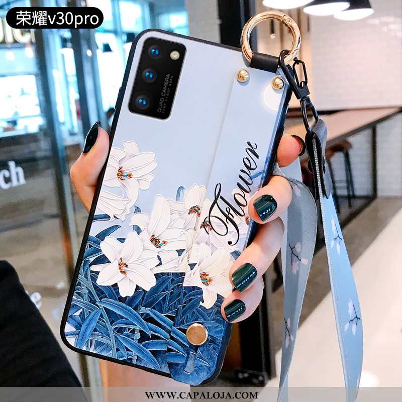 Capas Honor View30 Pro Personalizado Protetoras Estilosas Feminino Azul, Capa Honor View30 Pro Slim 