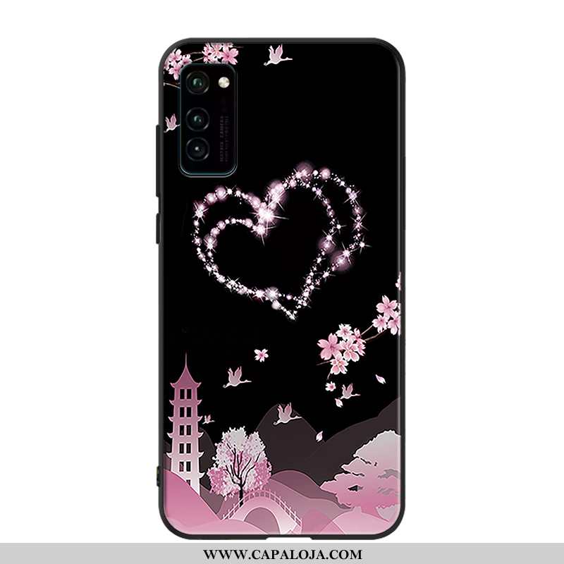 Capas Honor View30 Protetoras Preto Cases, Capa Honor View30 Silicone Online