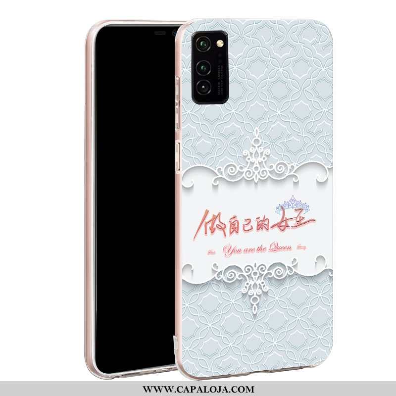Capas Honor View30 Tendencia Cases Silicone Feminino Azul, Capa Honor View30 Soft Promoção