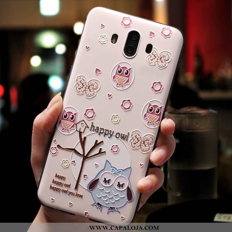 Capas Huawei Mate 10 Personalizada Silicone Tendencia Cases Rosa, Capa Huawei Mate 10 Criativas Comp