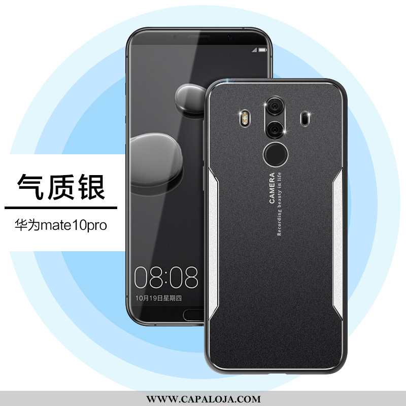Capas Huawei Mate 10 Pro Metal Malha Feminino Preto, Capa Huawei Mate 10 Pro Fosco Online