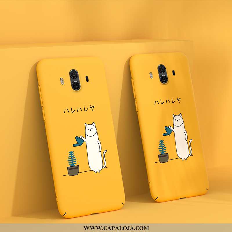 Capas Huawei Mate 10 Protetoras Criativas Desenho Animado Verde, Capa Huawei Mate 10 Fosco Comprar