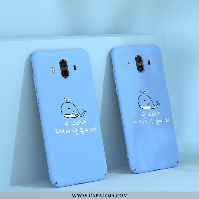 Capas Huawei Mate 10 Protetoras Criativas Desenho Animado Verde, Capa Huawei Mate 10 Fosco Comprar