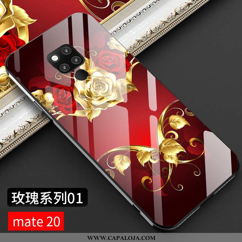 Capas Huawei Mate 20 Criativas Malha Vermelha Series Vermelho, Capa Huawei Mate 20 Tendencia Online