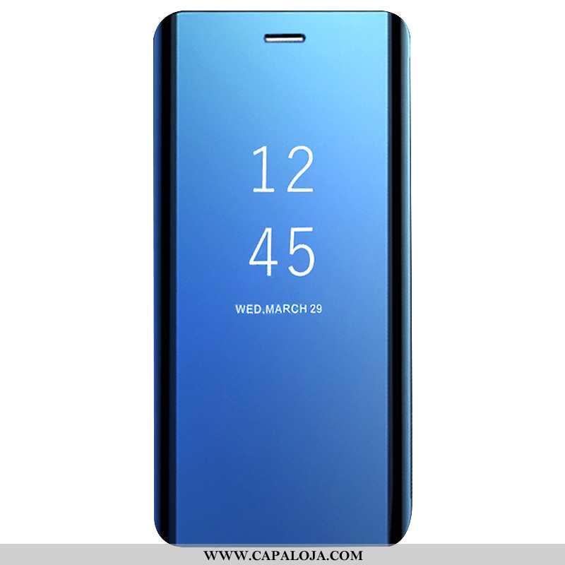 Capas Huawei Mate 20 Lite Couro Frente Antiqueda Azul, Capa Huawei Mate 20 Lite Protetoras Comprar
