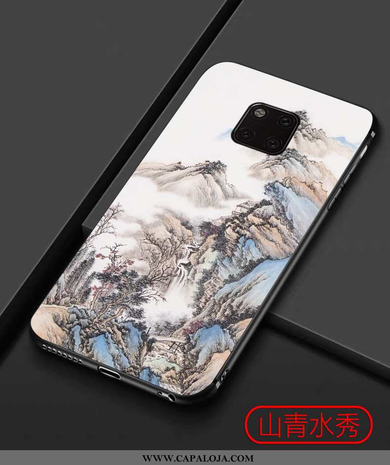 Capas Huawei Mate 20 Pro Tendencia Grande Masculino Telemóvel Branco, Capa Huawei Mate 20 Pro Protet
