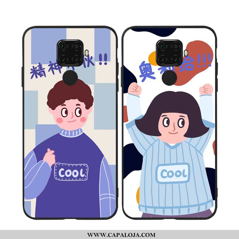 Capas Huawei Mate 30 Lite Tendencia Azul Originais Cases, Capa Huawei Mate 30 Lite Soft Barato