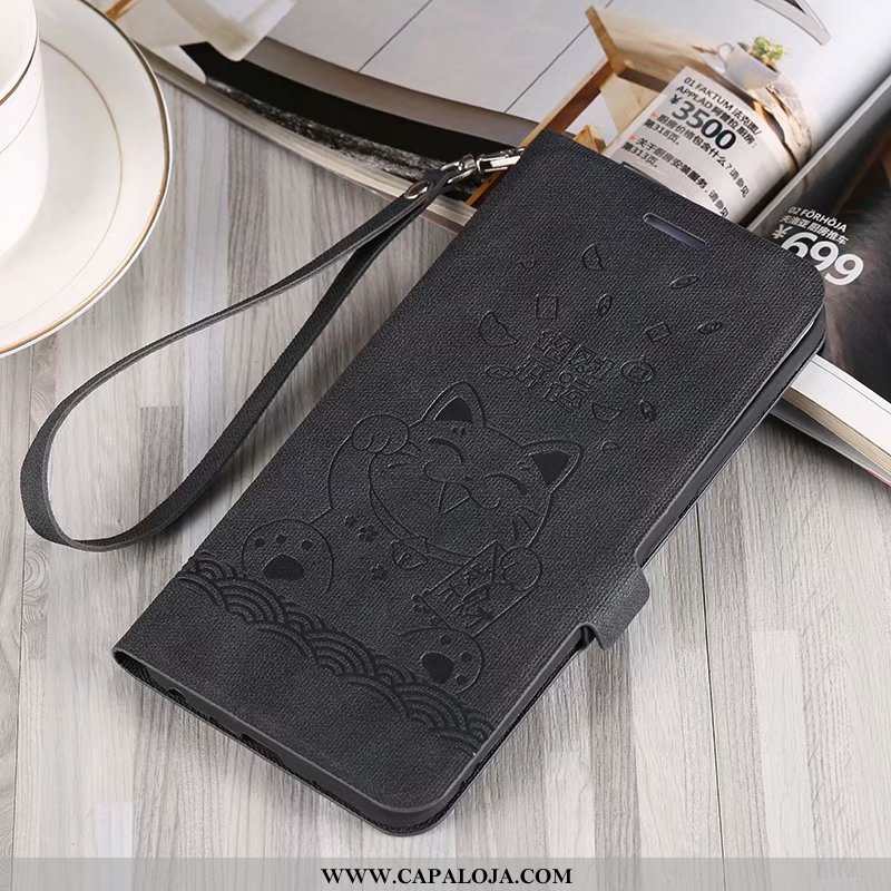 Capas Huawei P20 Couro Cases Completa Cover Cinza, Capa Huawei P20 Tendencia Promoção
