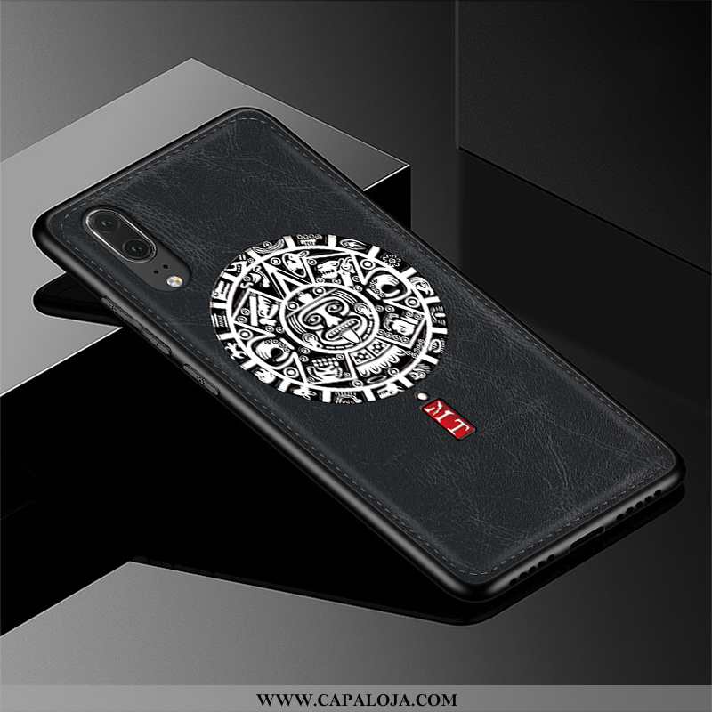 Capas Huawei P20 Couro Telemóvel Silicone Legitimo Bordô, Capa Huawei P20 Protetoras Online