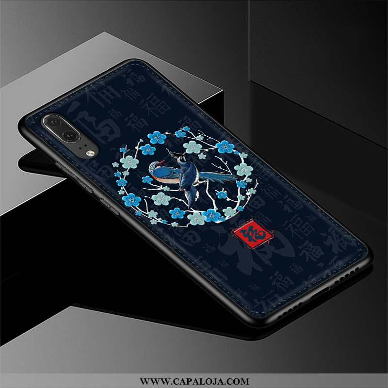 Capas Huawei P20 Protetoras Cases Masculino Azul Escuro, Capa Huawei P20 Silicone Online