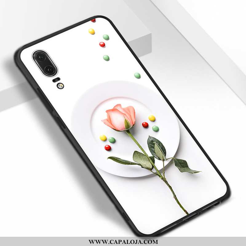 Capas Huawei P20 Protetoras Soft Vermelha Vermelho, Capa Huawei P20 Silicone Venda
