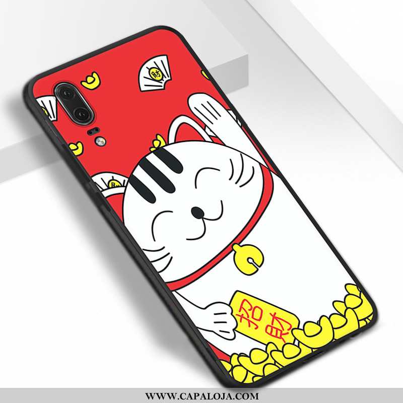 Capas Huawei P20 Protetoras Soft Vermelha Vermelho, Capa Huawei P20 Silicone Venda