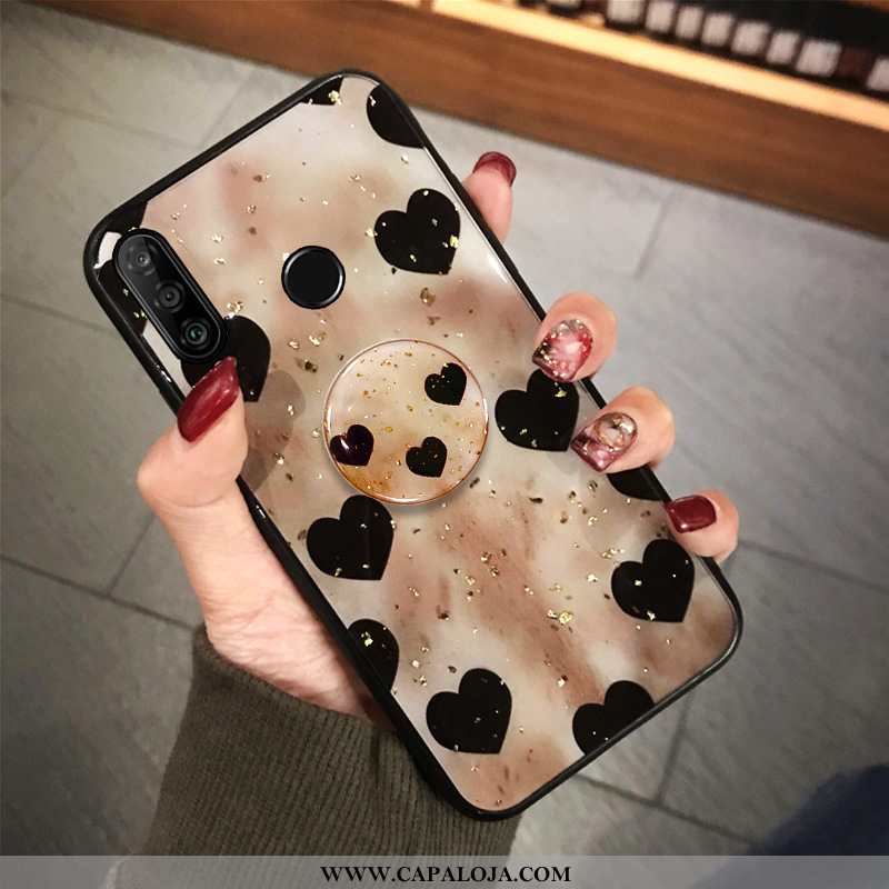 Capas Huawei P30 Lite Couro Antiqueda Oncinha Castanho, Capa Huawei P30 Lite Soft Online