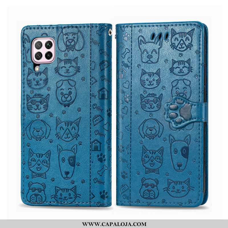 Capas Huawei P40 Lite Cordao Florido Feminino Lisas Roxo, Capa Huawei P40 Lite Desenho Animado Compr