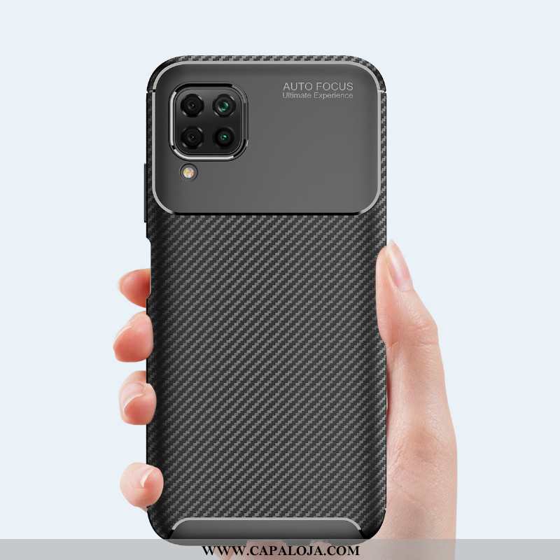 Capas Huawei P40 Lite Soft Antiqueda Cases Silicone Preto, Capa Huawei P40 Lite Protetoras Venda