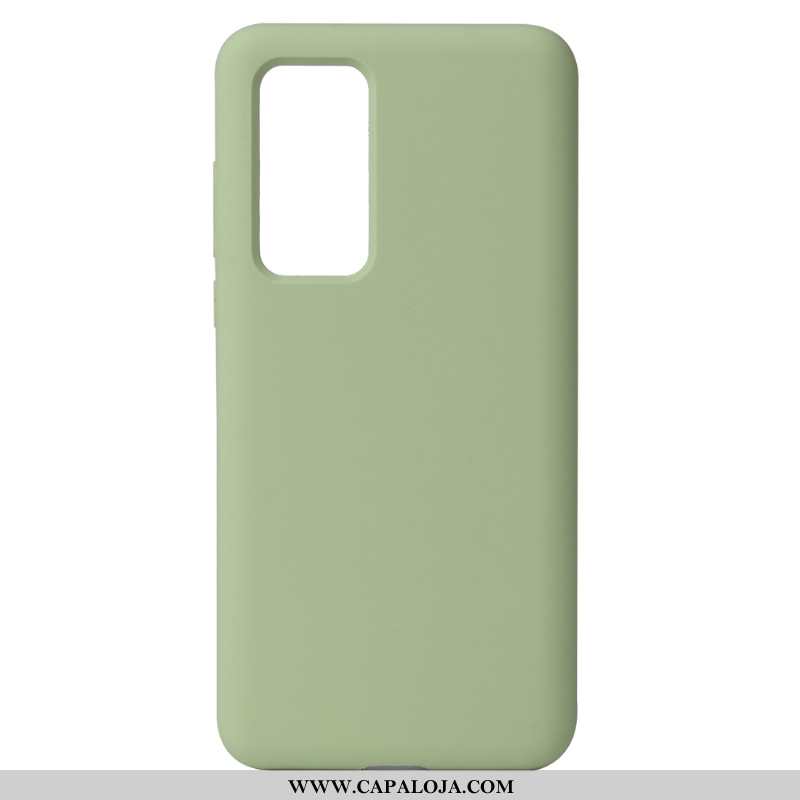 Capas Huawei P40 Pro Silicone Verde Completa, Capa Huawei P40 Pro Lisas Baratas