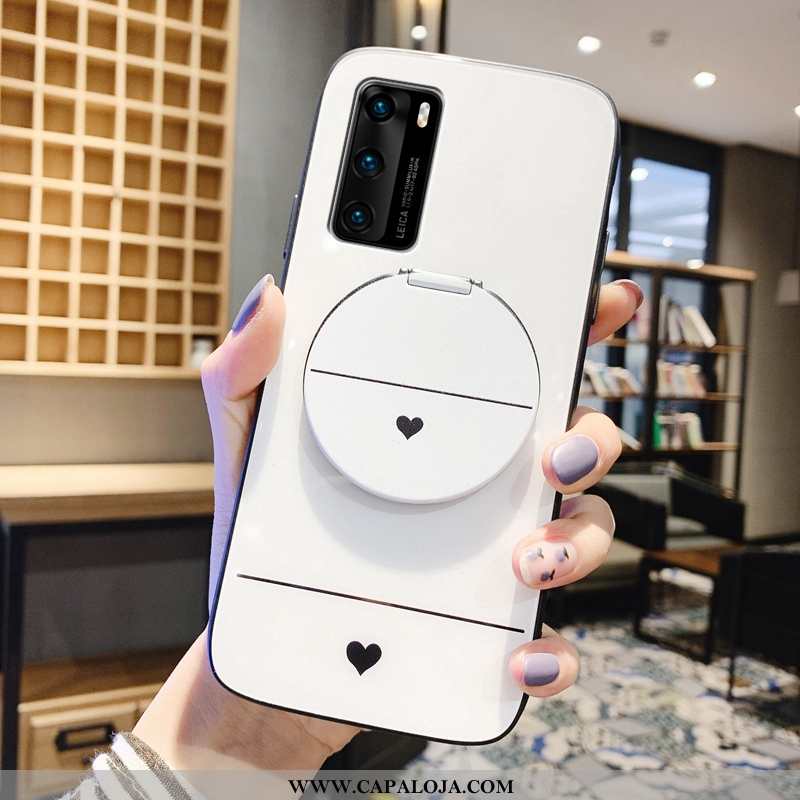 Capas Huawei P40 Vidro Feminino Telemóvel Casaco Verde, Capa Huawei P40 Protetoras Venda