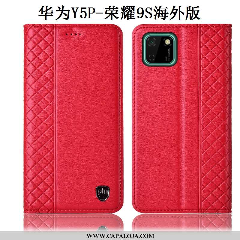 Capas Huawei Y5p Couro Legitimo Telemóvel Amarela Antiqueda Amarelo, Capa Huawei Y5p Protetoras Vend