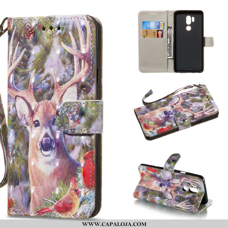 Capas Lg G7 Thinq Protetoras Cover Antiqueda Azul, Capa Lg G7 Thinq Couro Baratos