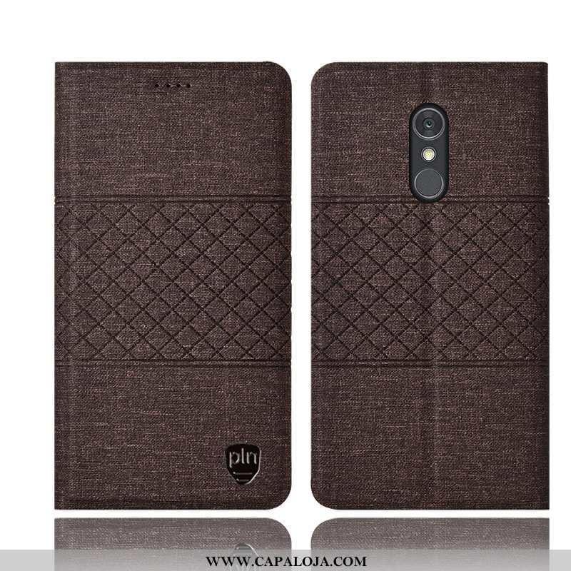 Capas Lg Q Stylus Linho Telemóvel Cases Preto, Capa Lg Q Stylus Couro Barato